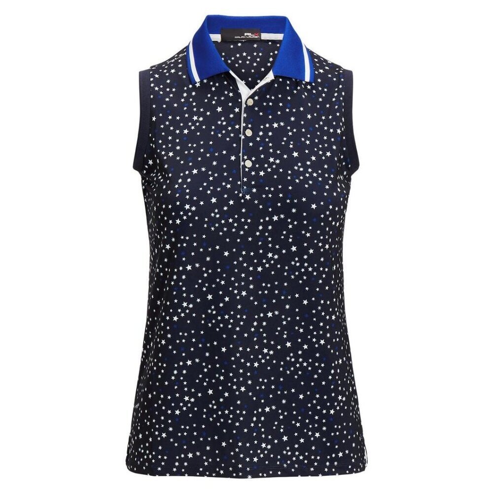 RLX Ralph Lauren Golf Women's Star Sleeveless Polo Shirt